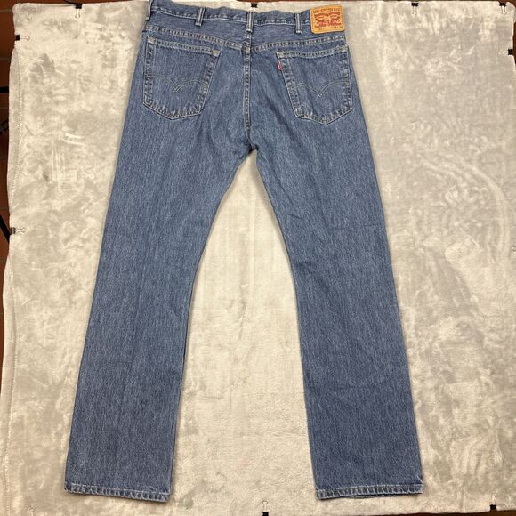Levi’s 517 Men’s 38x34 Jeans Bootcut Denim Medium Wash Made in Mexico - Picture 9 of 9